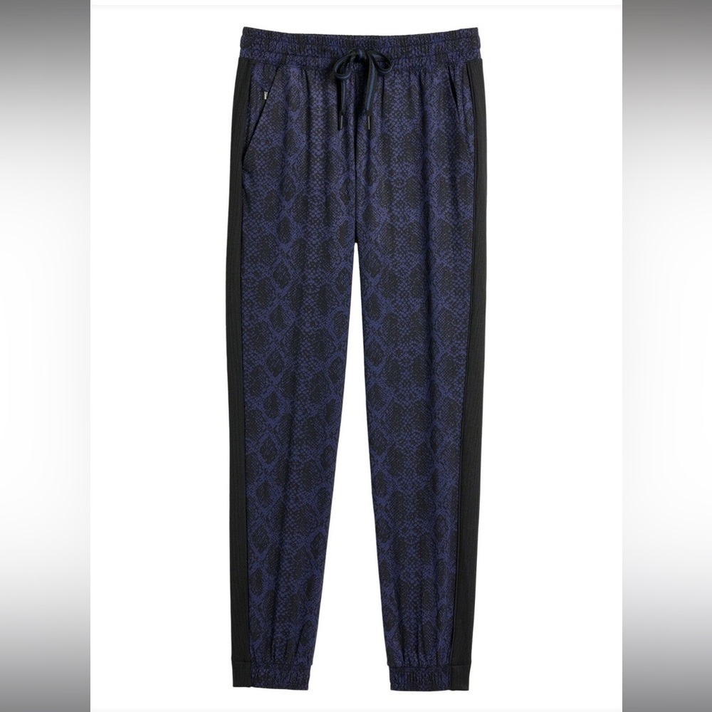 Athleta Dress Blue Python Printed Brooklyn Jogger - image 2